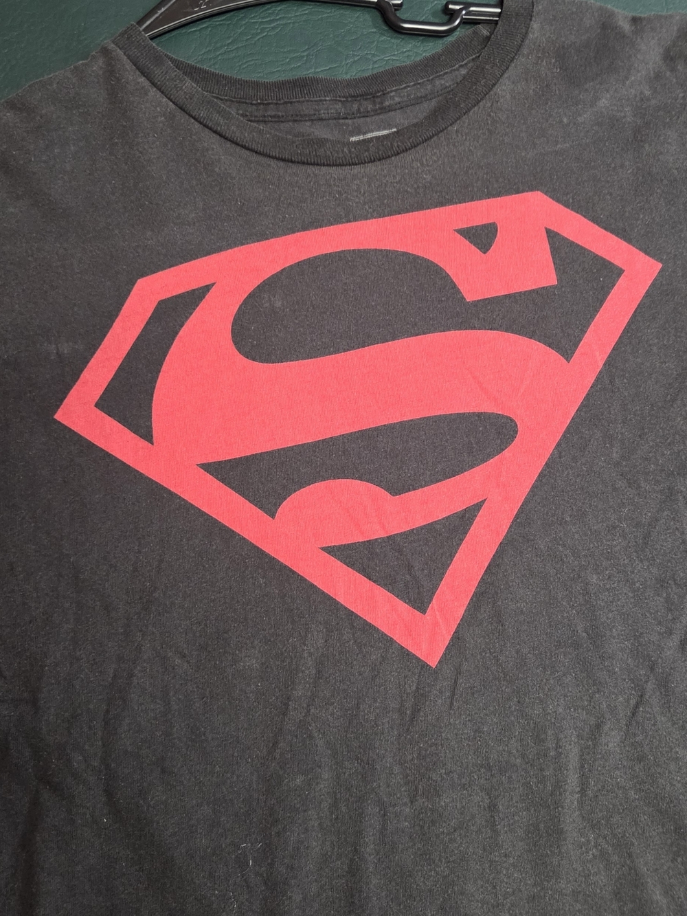 **DC Comics Superman Gray Short Sleeve Tee with Faded Logo** - Picture 3 of 3